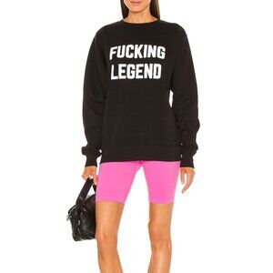 DEPARTURE Fucking Legend Crew Neck Sweatshirt Size Medium Revolve Clothing